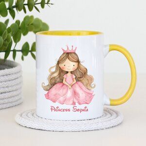 Princess Cup, Girls Gift, Kids Personalized Gifts